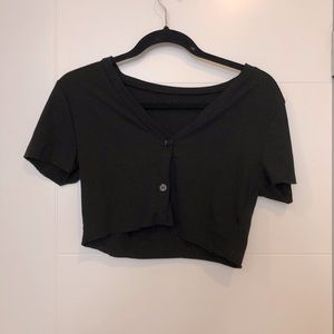 Black Crop Top from Garage!